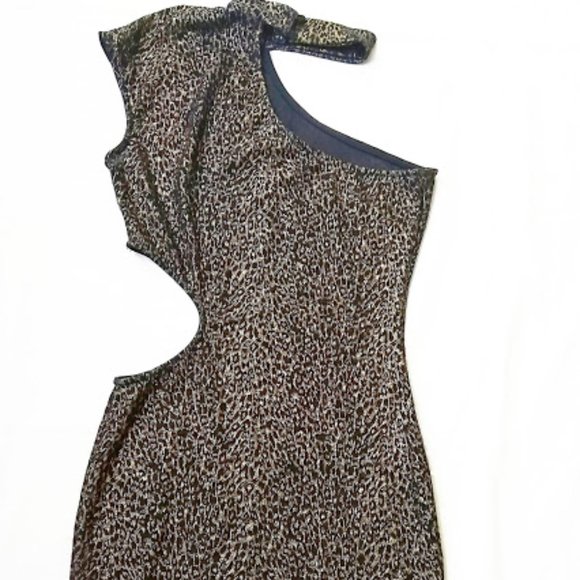 One Shoulder Mini Sequin Dress - Picture 2 of 2